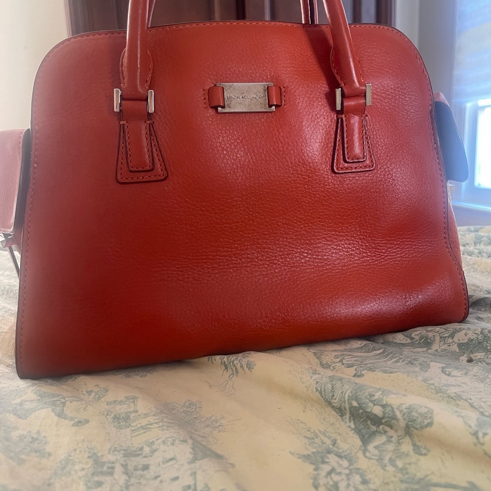 Michael Kors Vibrant Red Satchel